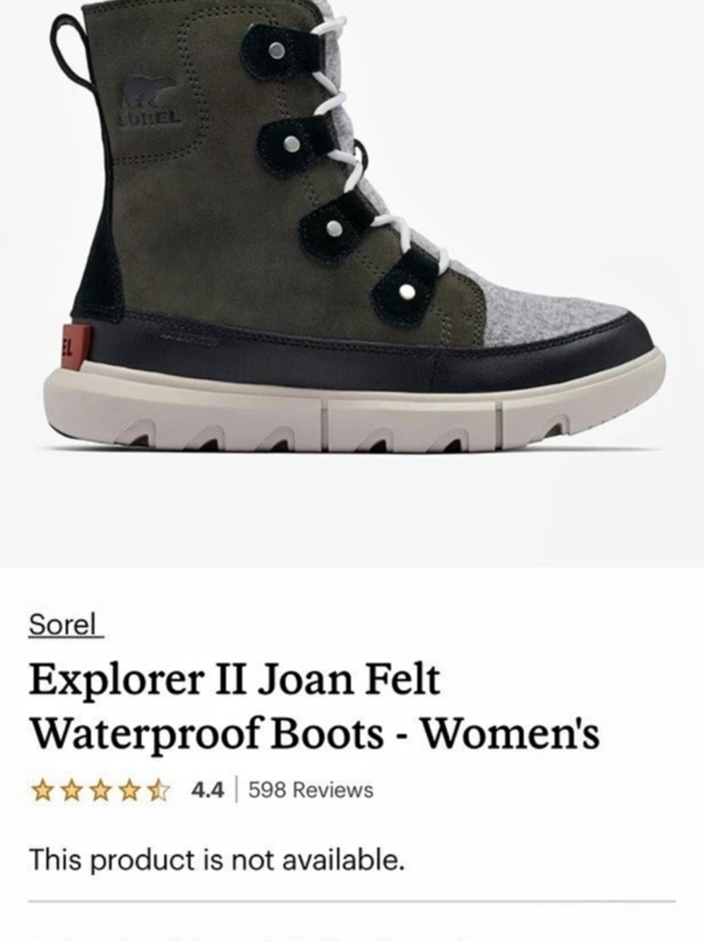 Sorel Waterproof Boots US 9 - Picture 7 of 9